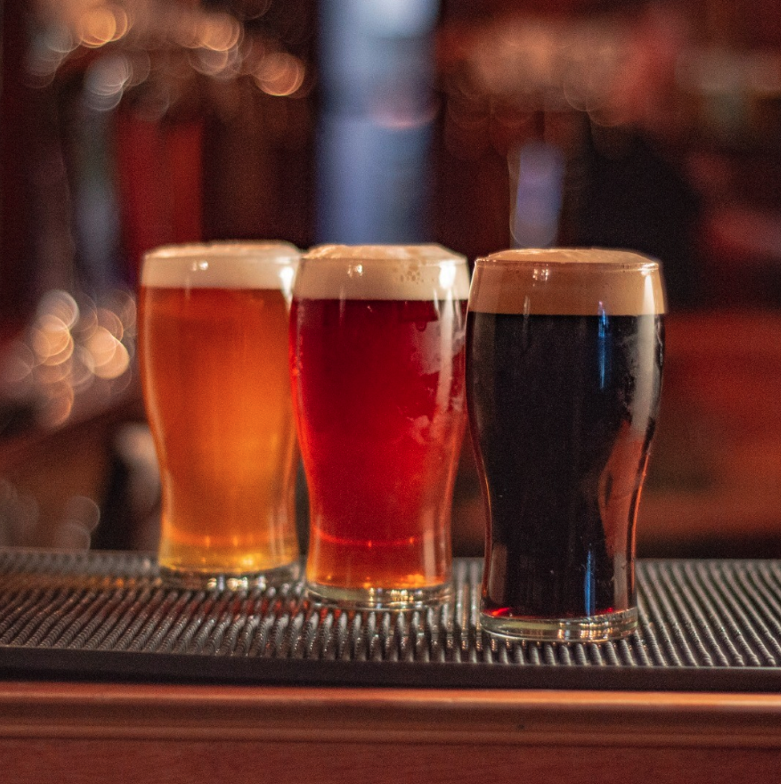 Tres cervezas de Molly's Beer House
